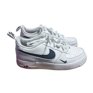 Nike Air Force 1 White & Black Sneakers | Youth 6.5 (Fits Women’s 7.5–8) |